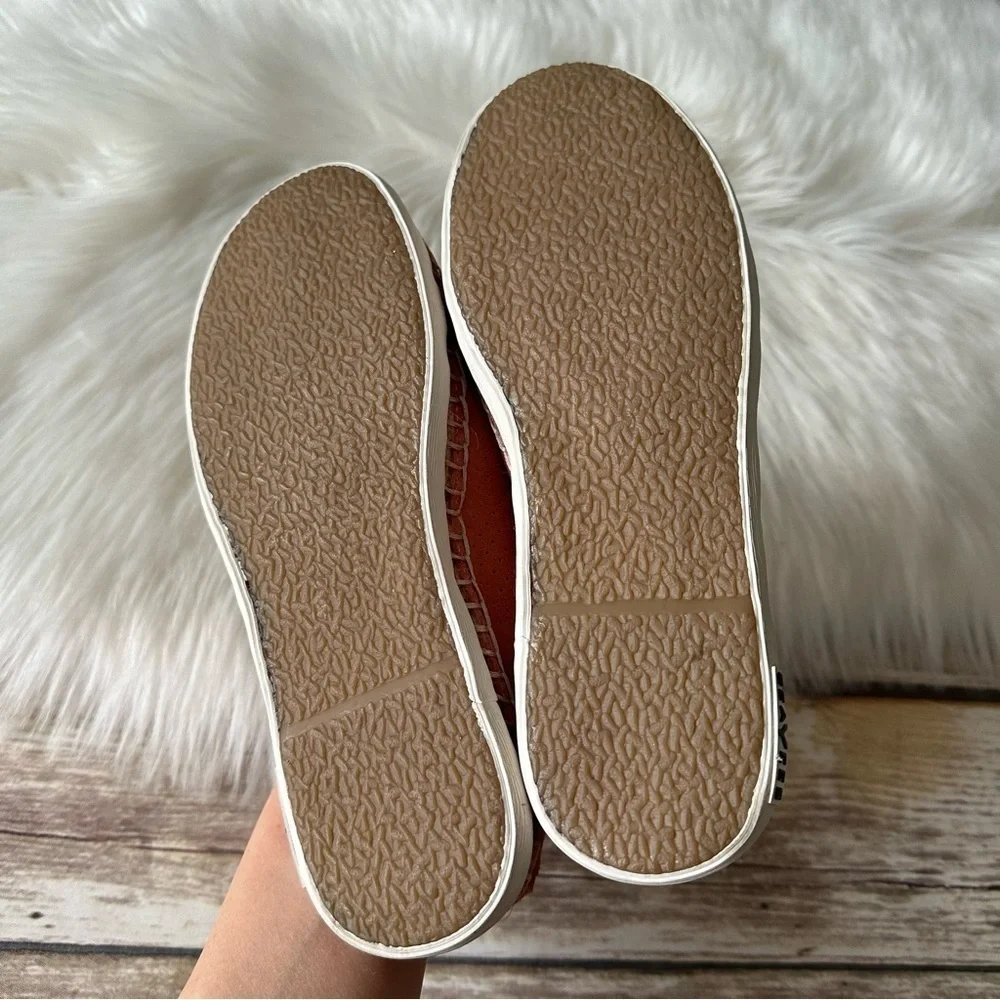 New Seavees Ocean Park Espadrilles Coral Suede Loafers Flats Shoes Sz 6.5